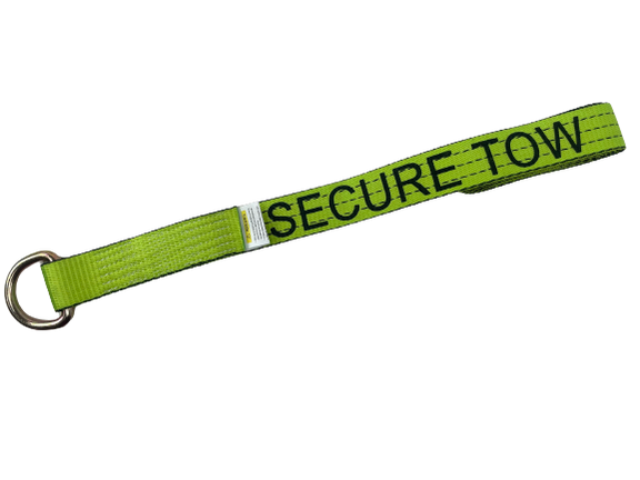 8" Green TECNIC Lasso strap with D/ring