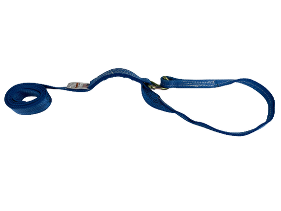 2" X 10' Sewn loop wheel strap w/ Wire hook