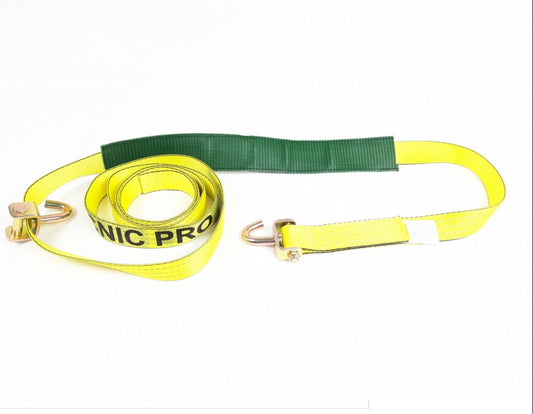 14 FT Yellow TECNIC PRO WEB Swivel J Hook Low Profile sleeve