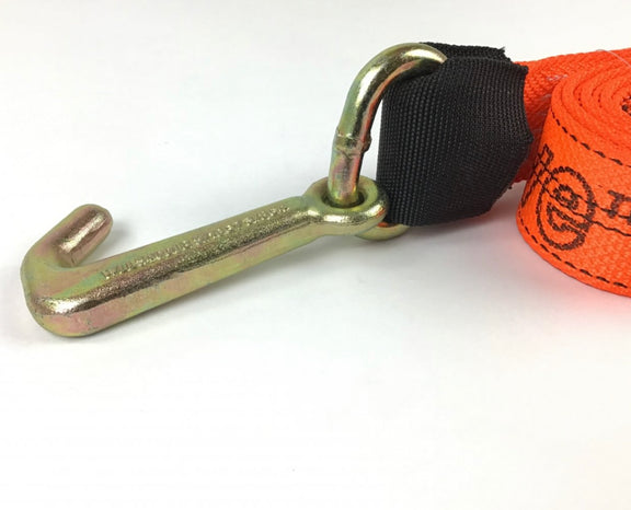 Forged mini J Hook Diamond Weave Strap 10'
