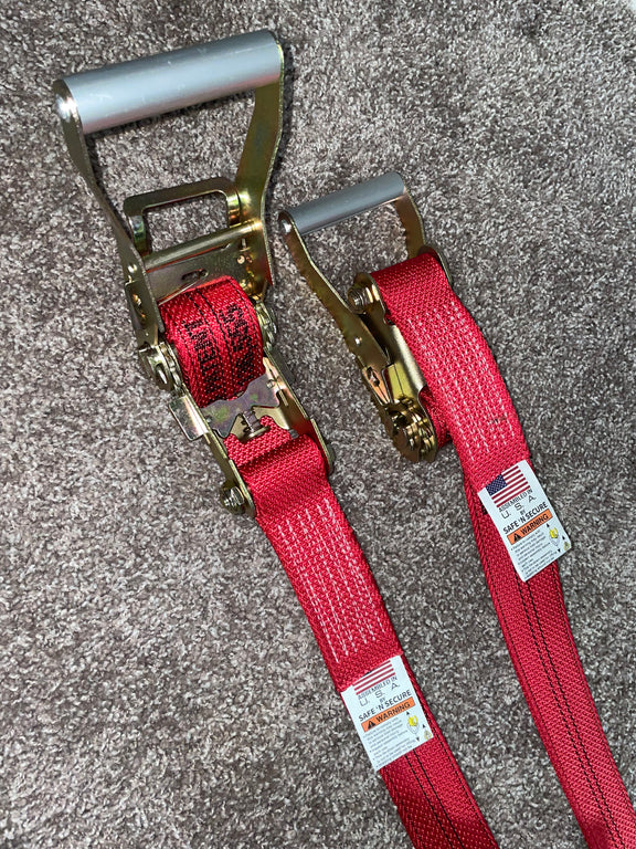 Single Underlift Tie Down Tow Strap 2" x 6'