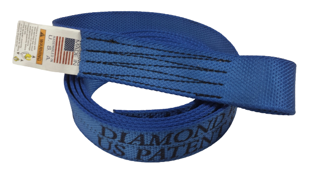 10ft Diamond Weave Lasso Strap with Sewn Loop