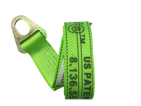 2" x 8' DIAMOND WEAVE Chevron Wheel Lift Strap with Oval Hole hardware