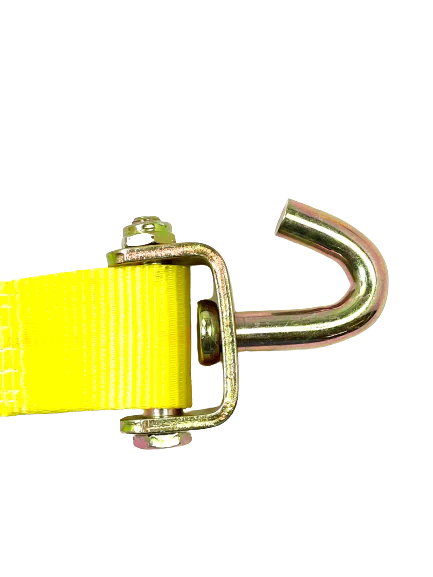 Swivel-J Ratchet Wheel strap FULL 10 foot w Tread Grabs (fits Cottrell trailers)