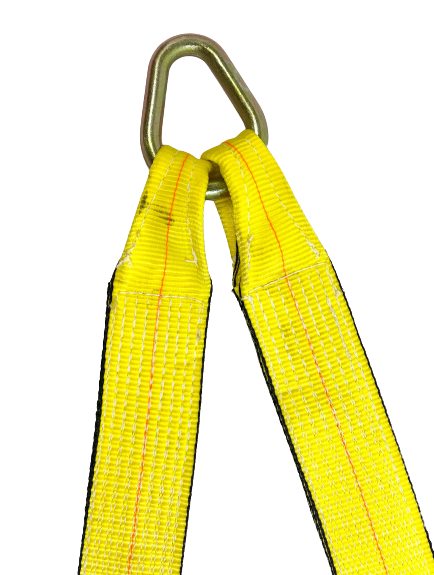 Towing V Bridle 3" Inch x 24" Inch with 15" J Hook and Mini Datsun