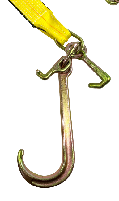 Towing V Bridle 3" Inch x 24" Inch with 15" J Hook and Mini Datsun
