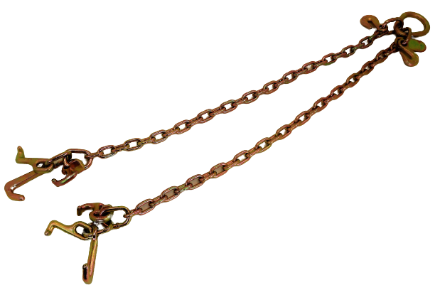 36" V-Bridle Chain with RTJ Cluster Hooks - 4,700 lbs. safe WLL