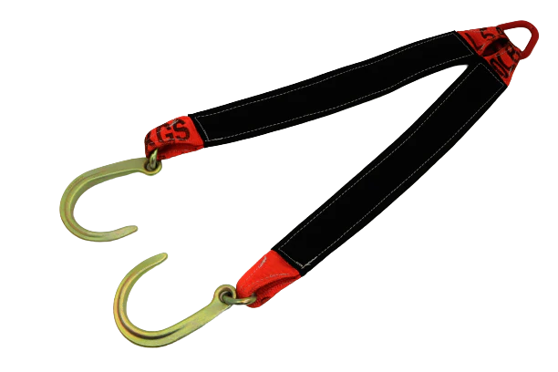 3" x 30" V Strap Bridle with 8" Forged J Hook
