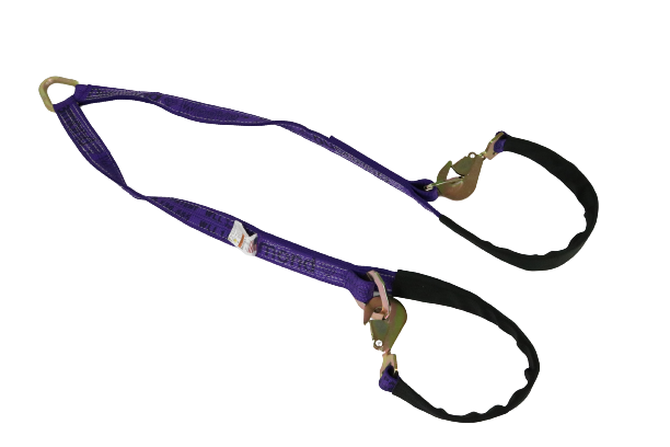 2" x 56" V Strap Bridle Diamond Weave with Twisted Snap Hooks & Delta Rings