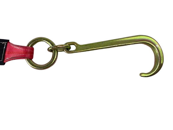 3" x 24" V Strap Bridle with 15" Forged J Hooks