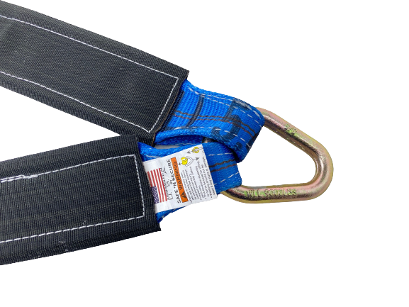 3" x 30" V Strap Bridle with 8" Forged J Hook