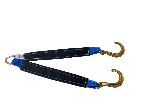 3" x 30" V Strap Bridle with 8" Forged J Hook